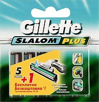 Фото Gillette сменные картриджи Slalom Plus 6 шт