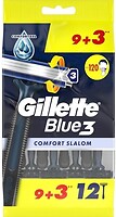 Фото Gillette бритвенный станок Blue 3 Comfort Slalom одноразовый 12 шт