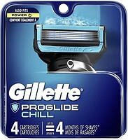 Фото Gillette сменные картриджи Fusion5 ProGlide Chill 4 шт