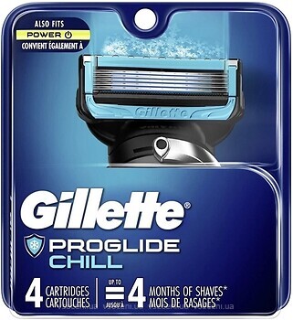 Фото Gillette сменные картриджи Fusion5 ProGlide Chill 4 шт