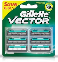Фото Gillette сменные картриджи Vector 6 шт