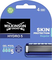 Фото Wilkinson Sword (Schick) сменные картриджи HYDRO 5 Skin Protection Regular 4 шт