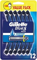 Фото Gillette бритвенный станок Blue 3 Plus Comfort одноразовый 12 шт