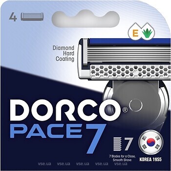 Фото Dorco сменные картриджи Pace 7 4 шт