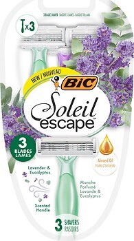 Фото BIC бритвенный станок Soleil Escape Lavender одноразовый женский 3 шт