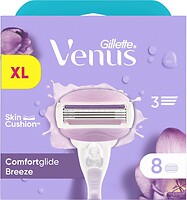 Фото Gillette Venus сменные картриджи Comfortglide Breeze XL 8 шт