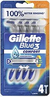 Фото Gillette бритвенный станок Blue 3 Comfort одноразовый 4 шт