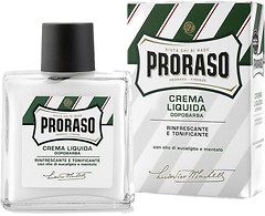 Фото Proraso крем после бритья Liquida Dopobarba с ментолом и эвкалиптом 100 мл