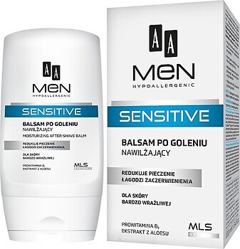 Фото AA Cosmetics бальзам после бритья Men Sensitive Moisturizing увлажняющий 100 мл