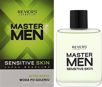 Фото Revers Cosmetics лосьон после бритья Master Men Sensitive Skin 100 мл