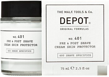 Фото Depot крем до и после бритья № 401 защитный 75 мл