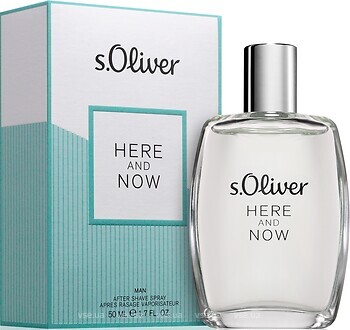 Фото s.Oliver лосьон после бритья Here and Now Men 50 мл
