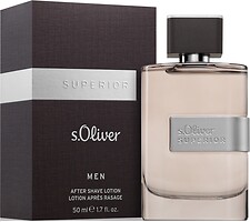 Фото s.Oliver лосьон после бритья Superior Men 50 мл