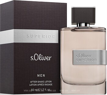 Фото s.Oliver лосьон после бритья Superior Men 50 мл
