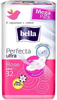 Фото Bella Perfecta Ultra Rose Deo Fresh 32 шт