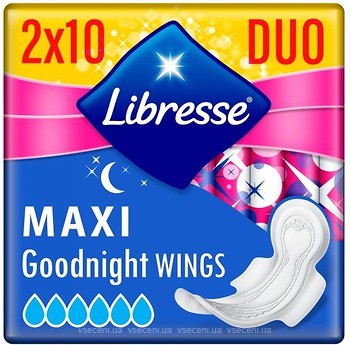 Фото Libresse Maxi Goodnight Duo 2x 10 шт