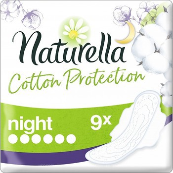 Фото Naturella Cotton Protection Night Single 9 шт