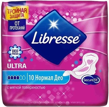 Фото Libresse Premium Ultra Light Soft Deo 10 шт