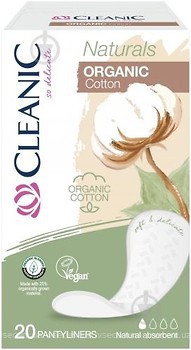 Фото Cleanic Naturia Organic Cotton 20 шт