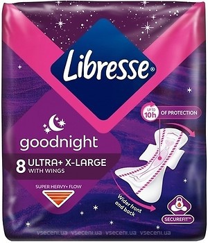 Фото Libresse Goodnight Ultra X-Large с крылышками 8 шт