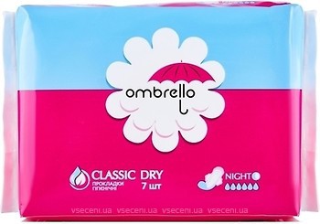 Фото Ombrello Classic Night Dry 7 шт