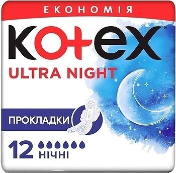 Фото Kotex Ultra Night 12 шт