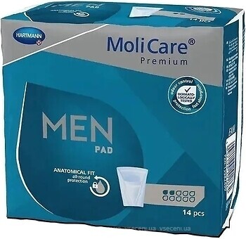Фото MoliCare Premium Men Pad 2 14 шт