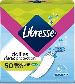 Фото Libresse Dailies Classic Protection Deo 50 шт