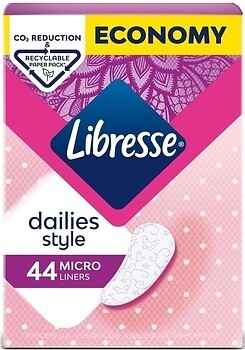 Фото Libresse Dailies Style Micro Liners 44 шт