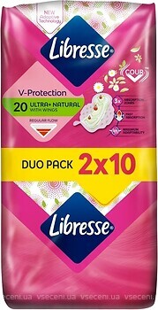 Фото Libresse Ultra Natural Wing AloeVera&Camomile 2x 10 шт