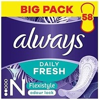 Фото Always Daily Fresh Normal Flexistyle 58 шт