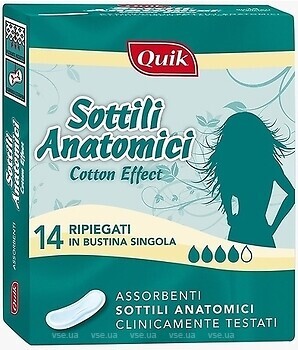 Фото Cardificio Italiano Quik Sottili Anatomici 14 шт