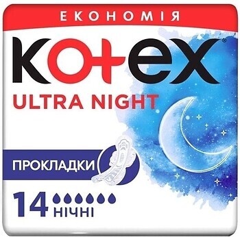 Фото Kotex Ultra Night 14 шт