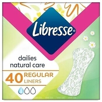 Фото Libresse Dailies Natural Care 40 шт