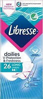 Фото Libresse Dailies V-Protection & Freshness Long 26 шт