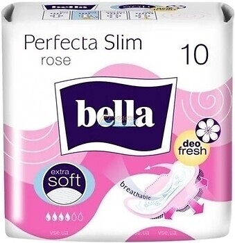 Фото Bella Perfecta Slim Rose 10 шт