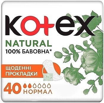 Фото Kotex Natural Normal 2x 40 шт