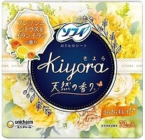 Фото Unicharm Sofi Kiyora Fresh Citrus & Ylang-Ylang 72 шт