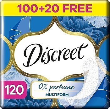 Фото Discreet 0% Perfume Multiform 120 шт