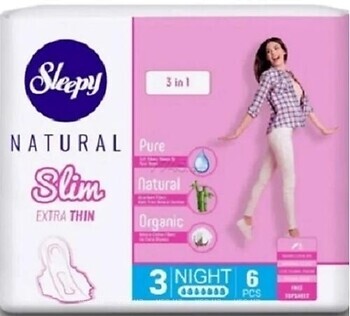 Фото Sleepy Slim Night-3 6 шт