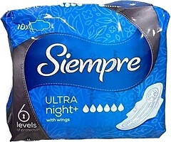 Фото Siempre Ultra Night+ 10 шт