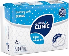 Фото Normal Clinic Classic Line Silk Feeling Super 6 шт (NCF17K)