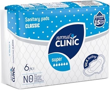 Фото Normal Clinic Classic Line Silk Feeling Super 6 шт (NCF17K)