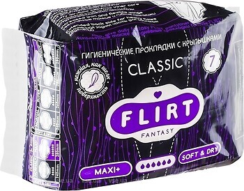 Фото Fantasy Flirt Classic Maxi+ Soft & Dry 7 шт (WKL07K)