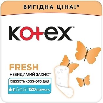 Фото Kotex Fresh Normal 120 шт