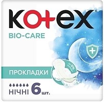 Фото Kotex Bio-Care Night 4x 6 шт