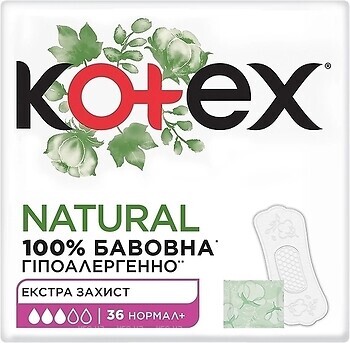 Фото Kotex Natural Normal+ 2x 36 шт