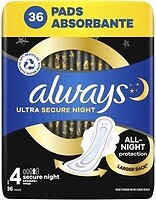 Фото Always Ultra Secure Night 36 шт