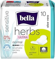 Фото Bella Herbs Ultra Normal Aloe Vera 10 шт