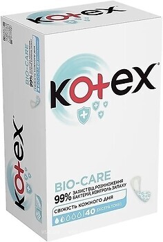 Фото Kotex Bio-Care 40 шт
